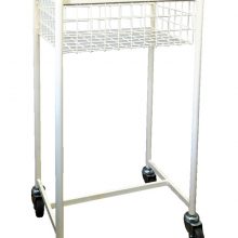 One Tier Mobile Book Basket Trolley