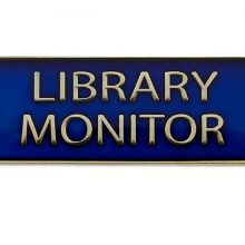 Library Monitor Badge