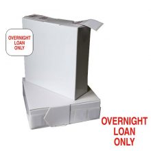 QLS Printed Label - Overnight Loan Only Label