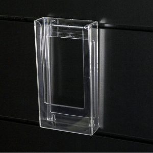 Trifold Brochure Holder for Slatwall or QWall FB8210FBCL