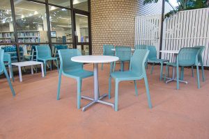 Maroochydore Library Chairs and Tablesa