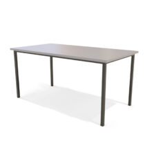 metal frame rectangle table