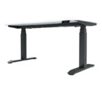 primo height adjustable desk front view