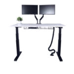 primo height adjustable desk with accessoriesl