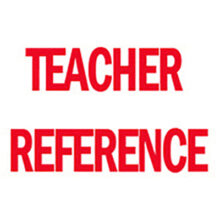 Teacher Reference