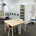 Qld Family Historical Society Fitout Storage and Tables