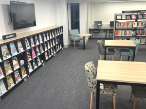 bureligh heads gold coast library fitout shelving and furniture